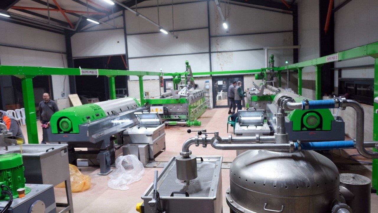 Odabaşı Zeytinyağı Fabrikası üretim alanı